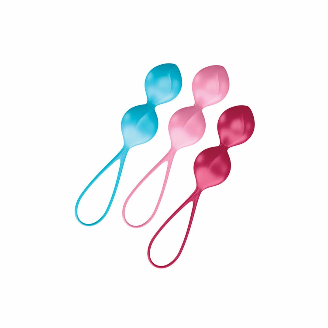 Satisfyer V Balls- 3pc Kegel Ball Set 3 Satisfyer V Balls- 3pc Kegel Ball Set