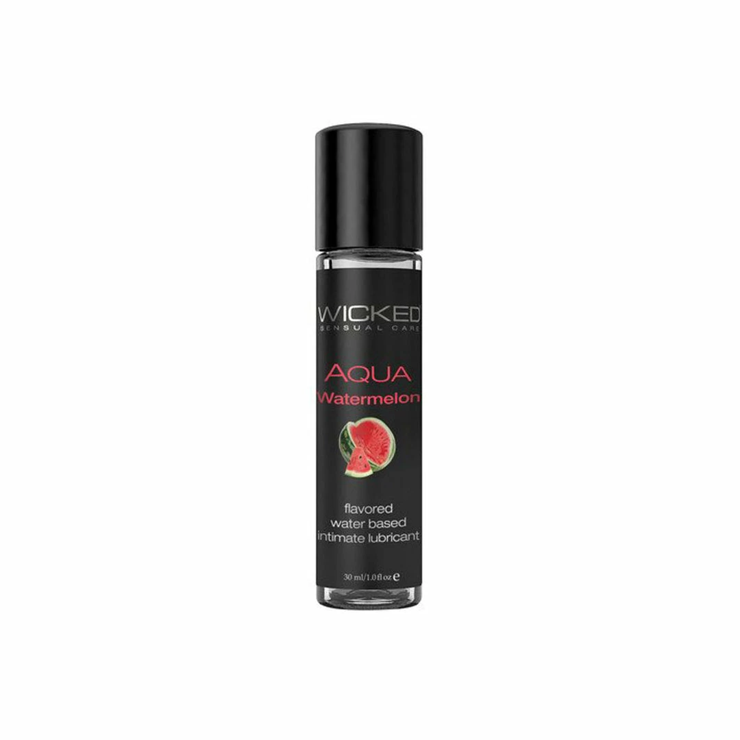 Wicked Sensual Care Wicked Aqua Watermelon Flavored Lubricant 4 Wicked Sensual Care Wicked Aqua Watermelon Flavored Lubricant