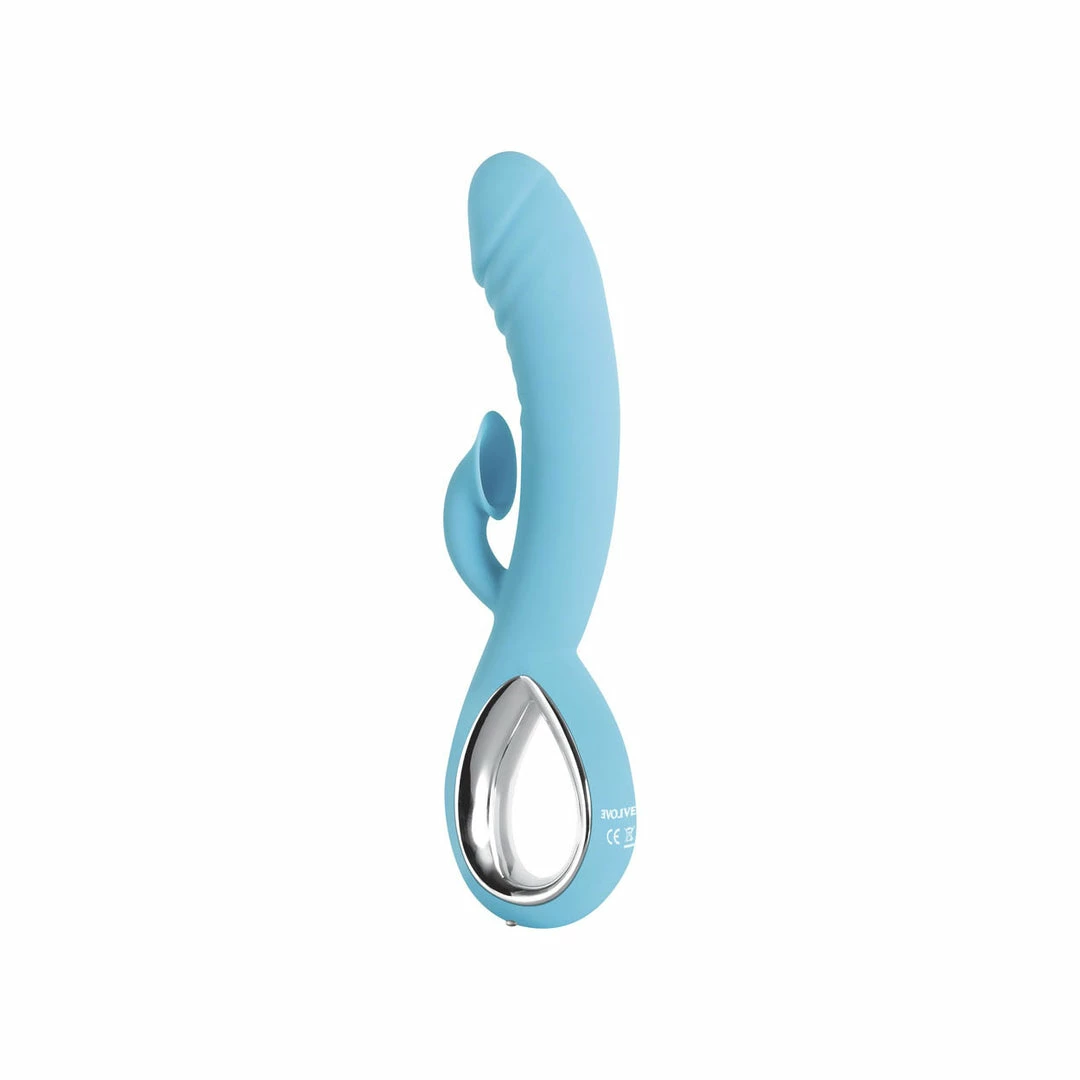 Evolved Novelties Triple Infinity Silicone Rechargeable Vibrator 4 Evolved Novelties Triple Infinity Silicone Rechargeable Vibrator