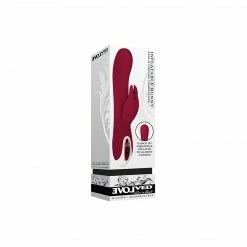Evolved Novelties Inflatable Bunny Silicone Rechargeable Vibrator