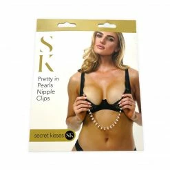 Boudoir Secret Kisses Pretty In Pearls Nipple Clips