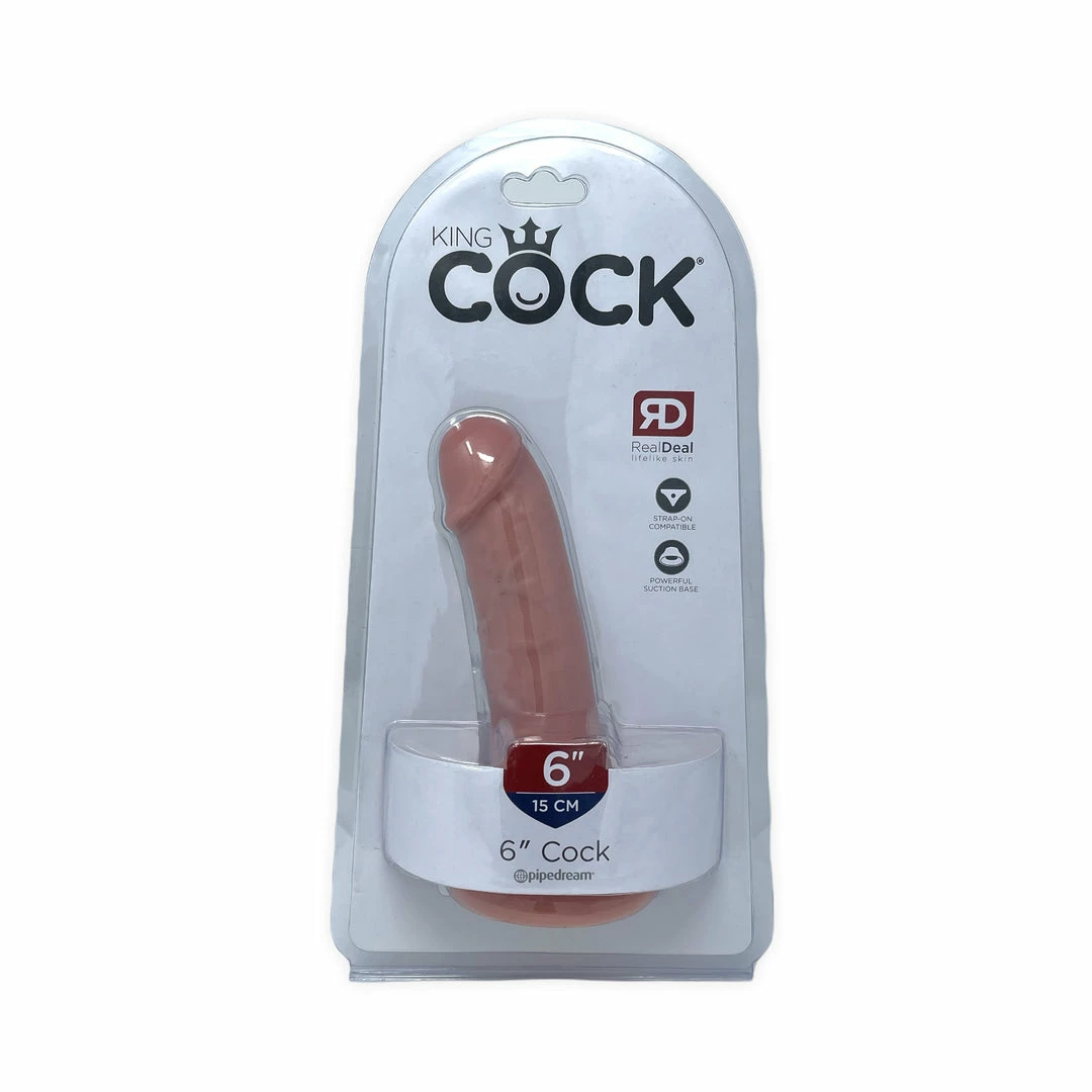 Pipedream Products King Cock Realistic Dildo 6" DIY 3 Pipedream Products King Cock Realistic Dildo 6" DIY