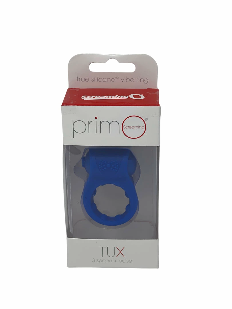 Screaming O Primo Tux Silicone Vibrating C-Ring 3 Screaming O Primo Tux Silicone Vibrating C-Ring