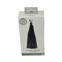 Shots America Ouch! Diamond Studded Flogger Boudoir