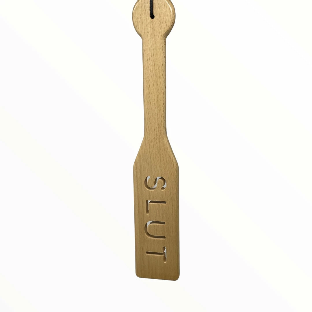 Spartacus Slut Impression Wooden Paddle Boudoir 3 Spartacus Slut Impression Wooden Paddle Boudoir