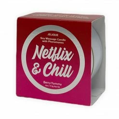 Classic Brands Date Night Netflix & Chill Berry Yummy Pheromone Massage Candle