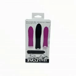 Evolved Novelties Bullet With Pleasure Sleeve Trio Set DIY