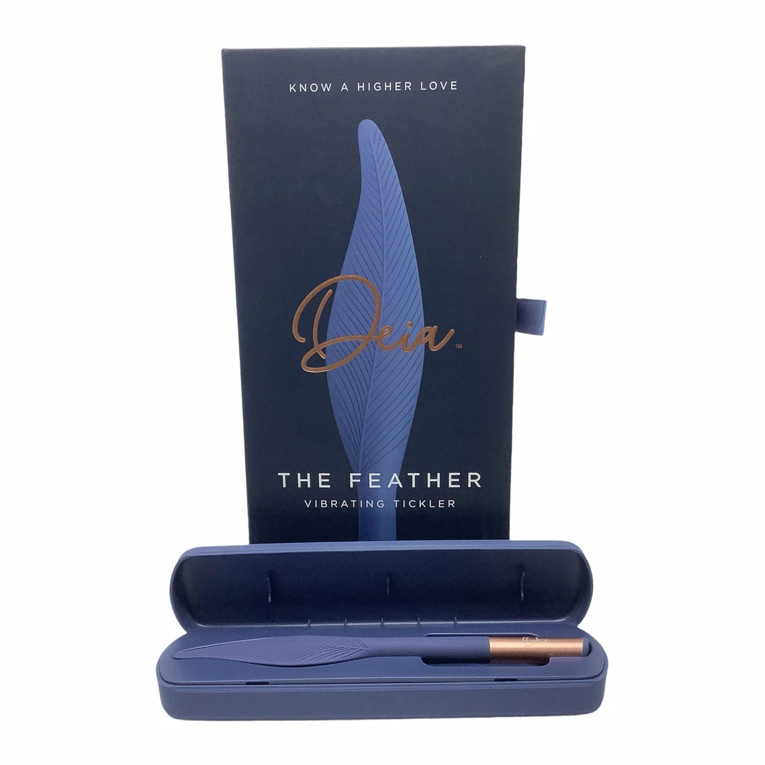 Deia The Feather Vibrating Tickler Silicone Dusty's Picks 3 Deia The Feather Vibrating Tickler Silicone Dusty's Picks