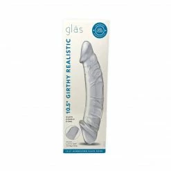 Electric Novelties Glas Girthy Realistic Double Dong 10.5"