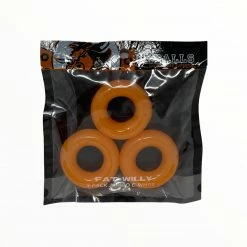 Date Night Oxballs Fat Willy Jumbo C-Ring - Orange
