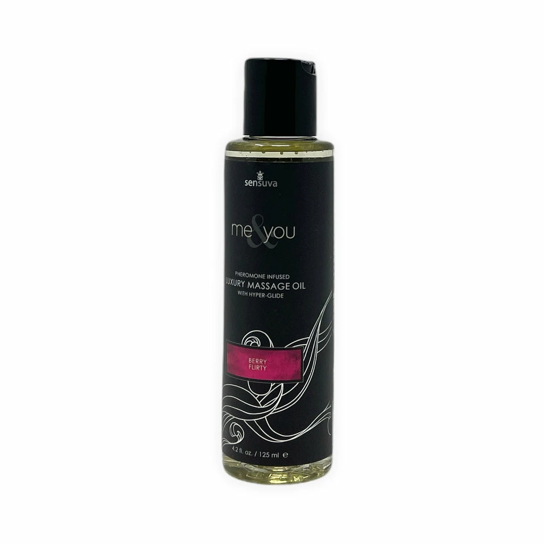 Sensuva Me & You Pheromone Massage Oil Berry Flirt 4.2oz Touch 3 Sensuva Me & You Pheromone Massage Oil Berry Flirt 4.2oz Touch