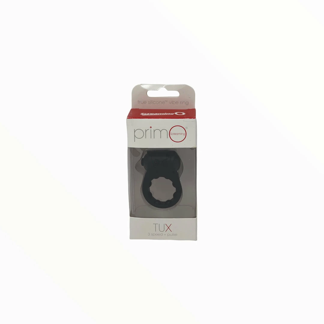 Screaming O Primo Tux Silicone Vibrating C-Ring 4 Screaming O Primo Tux Silicone Vibrating C-Ring