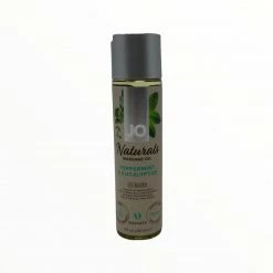 System Jo Touch Naturals Peppermint & Eucalyptus Massage Oil 4oz