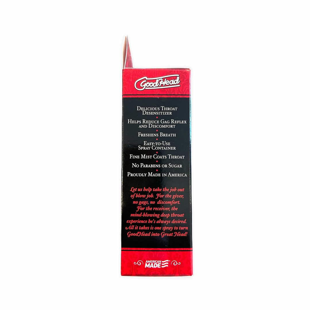 Doc Johnson Enterprises Goodhead Deep Throat Oral Anesthetic Spray 9 Doc Johnson Enterprises Goodhead Deep Throat Oral Anesthetic Spray