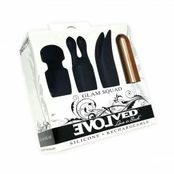 Evolved Novelties DIY Glam Squad Rechargeable Bullet & Silicone Attachments