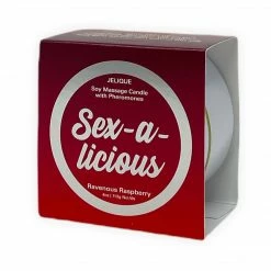 Classic Brands Sex-a-licious Ravenous Raspberry Pheromone Massage Candle Date Night