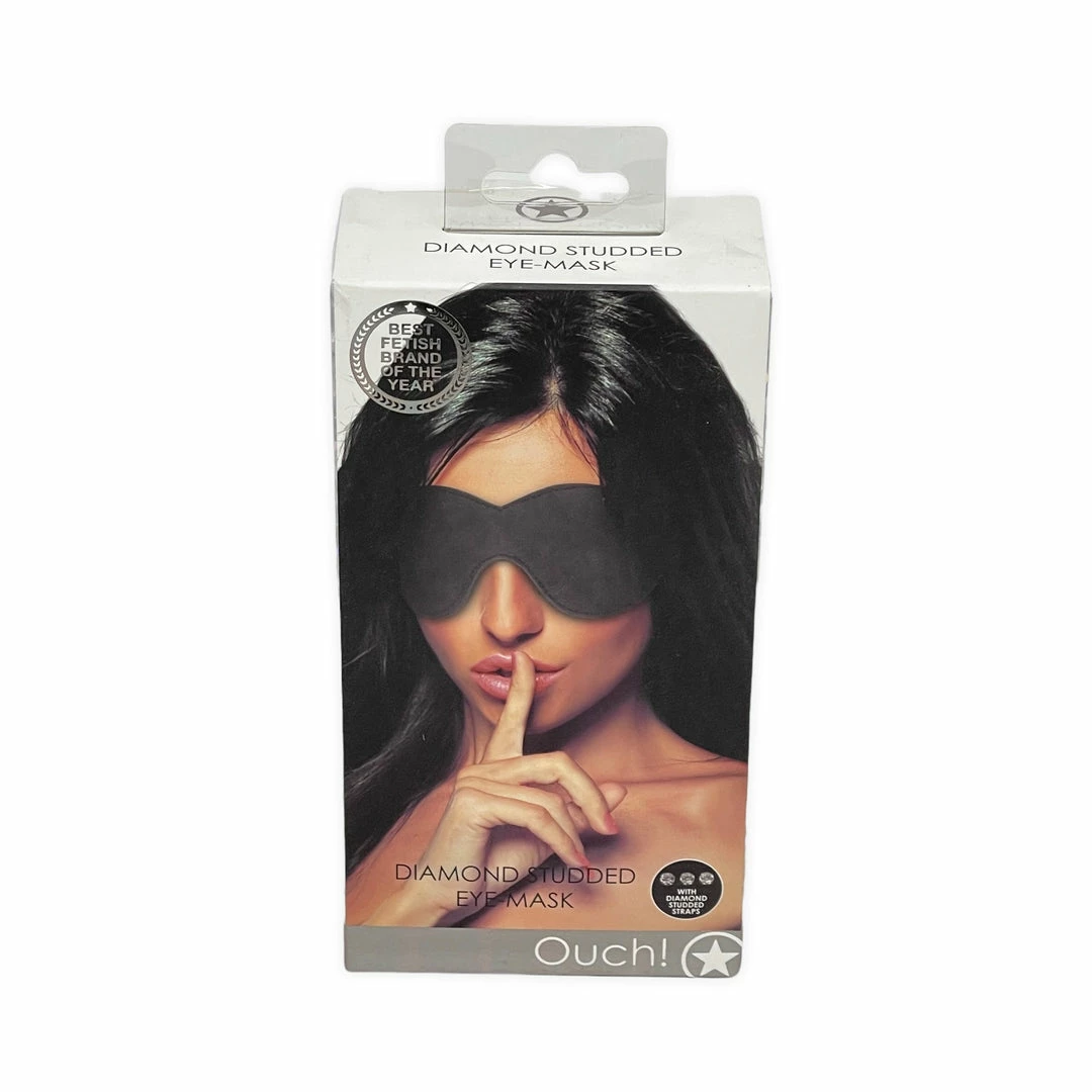 Shots America Ouch! Diamond Studded Eye Mask Boudoir 3 Shots America Ouch! Diamond Studded Eye Mask Boudoir