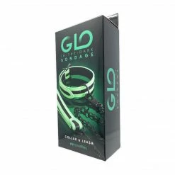 Ns Novelties Glo Bondage Glow In The Dark Collar And Leash Boudoir