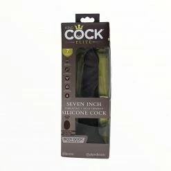 Pipedream Products King Cock Elite Vibrating Silicone Dual Density Dildo 7"