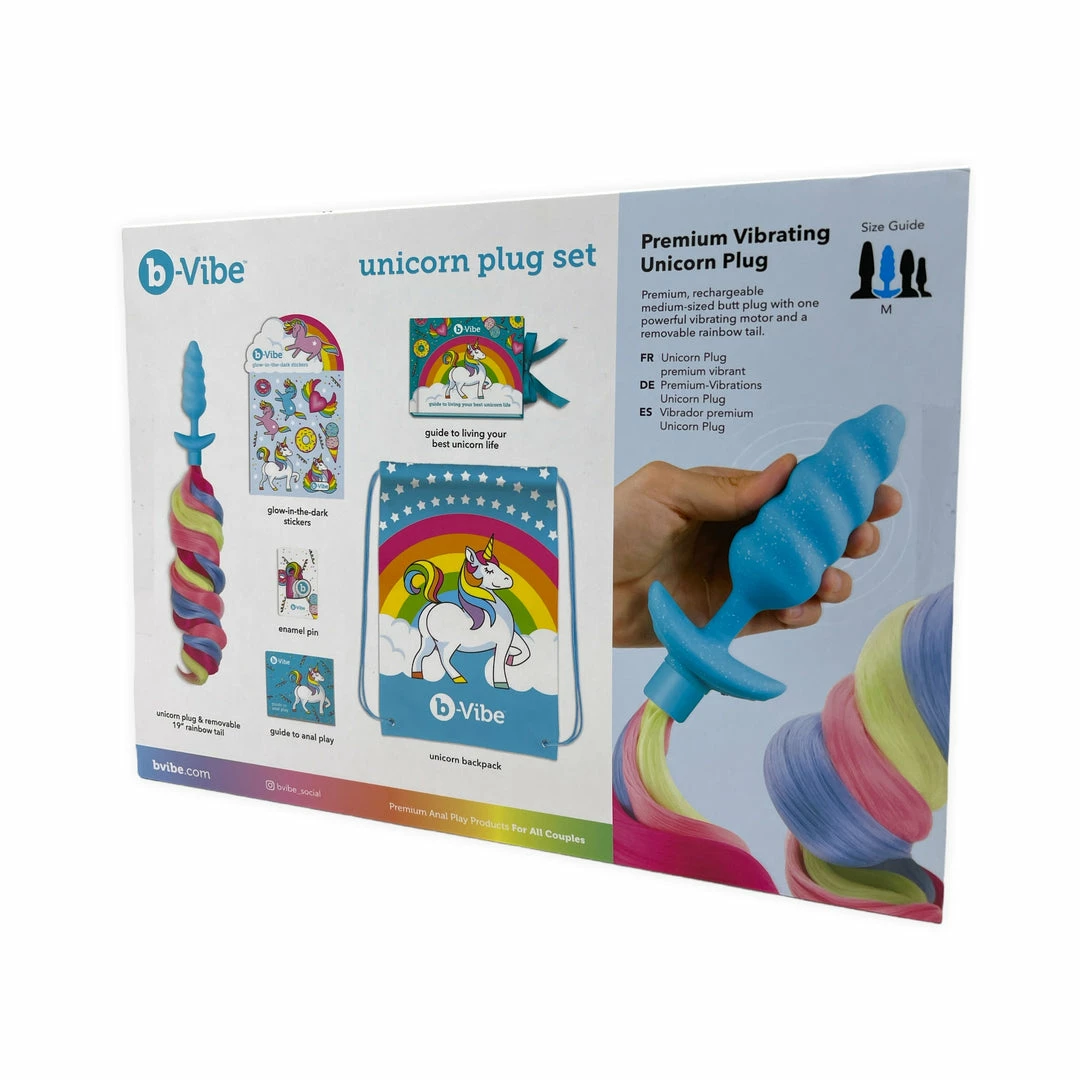 B Vibe Date Night B-Vibe Unicorn Plug 6 Piece Set 4 B Vibe Date Night B-Vibe Unicorn Plug 6 Piece Set