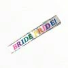 Little Genie LGBTQIA Bride Pride Party Sash