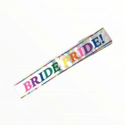 Little Genie LGBTQIA Bride Pride Party Sash