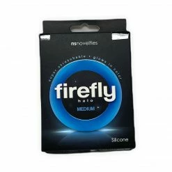Ns Novelties Date Night Firefly Halo Glow In The Dark C-Ring Blue