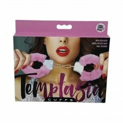Blush Novelties Temptasia Faux Fur Locking Cuffs