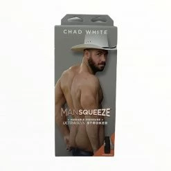 Doc Johnson Enterprises LGBTQIA Man Squeeze Chad White Ultraskyn Stroker