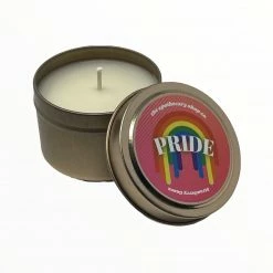 Apothecary Shop LGBTQIA Rainbow Strawberry Guava Pride Candle