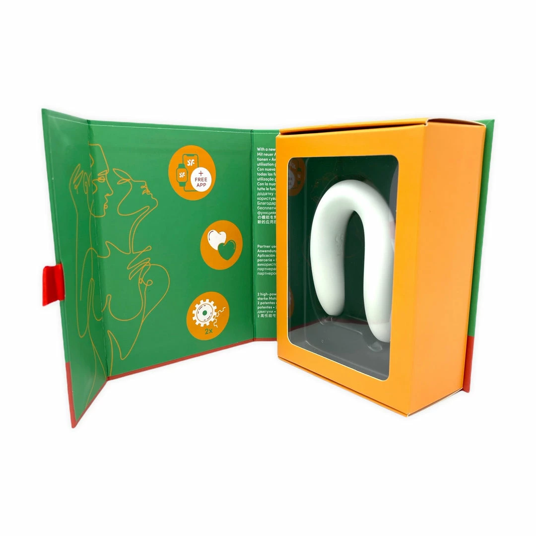 Satisfyer Date Night Double Joy- Rechargeable Silicone Couples Vibrator 4 Satisfyer Date Night Double Joy- Rechargeable Silicone Couples Vibrator