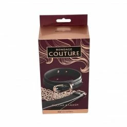 Ns Novelties Bondage Couture Collar & Leash