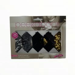 Xgen Products Peekaboo Reversible Sequin X Pasties