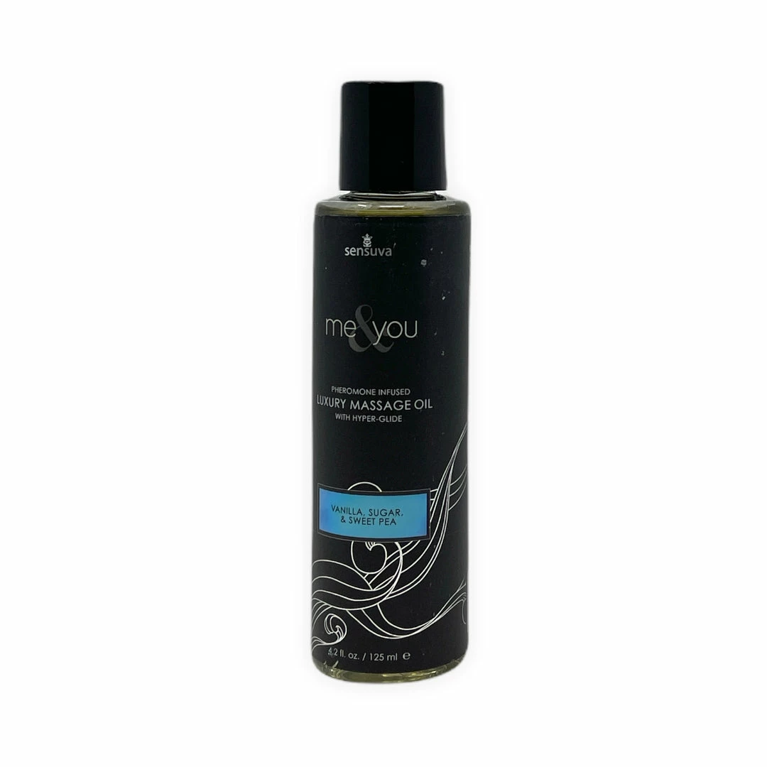 Sensuva Touch Me & You Pheromone Massage Oil Vanilla, Sugar & Sweet Pea 4.2oz 3 Sensuva Touch Me & You Pheromone Massage Oil Vanilla, Sugar & Sweet Pea 4.2oz