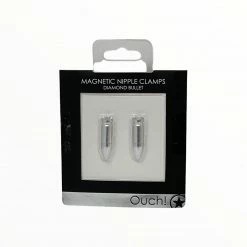 Shots America Ouch! Magnetic Diamond Bullet Nipple Clamps