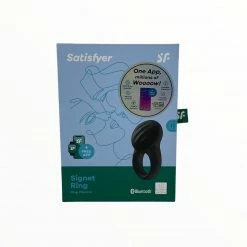 Satisfyer Signet Ring- App Powered Silicone C-Ring Date Night