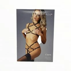 Allure Lingerie Adore- Ciara Choker Bralette & Open Panty Garter Set Boudoir