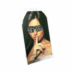 Shots America Boudoir Ouch! Heart Graffiti Printed Eye Mask