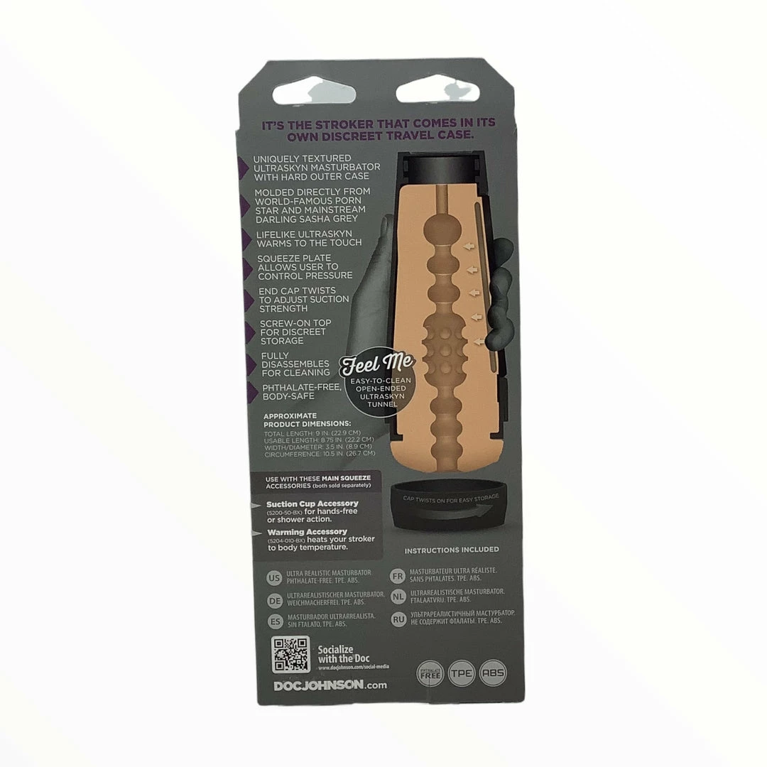 Doc Johnson Enterprises Main Squeeze Sasha Grey Ultraskyn Stroker DIY 5 Doc Johnson Enterprises Main Squeeze Sasha Grey Ultraskyn Stroker DIY