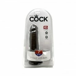 Pipedream Products King Cock Realistic Dildo With Balls 7"