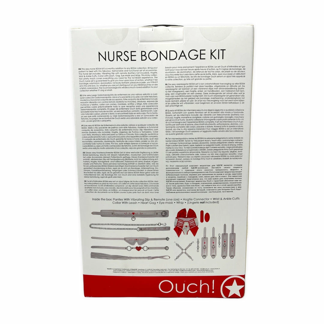 Shots America Boudoir Ouch! Nurse Bondage Kit 4 Shots America Boudoir Ouch! Nurse Bondage Kit