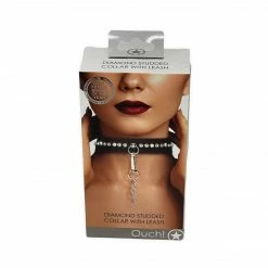 Shots America Ouch! Diamond Studded Collar & Leash Boudoir