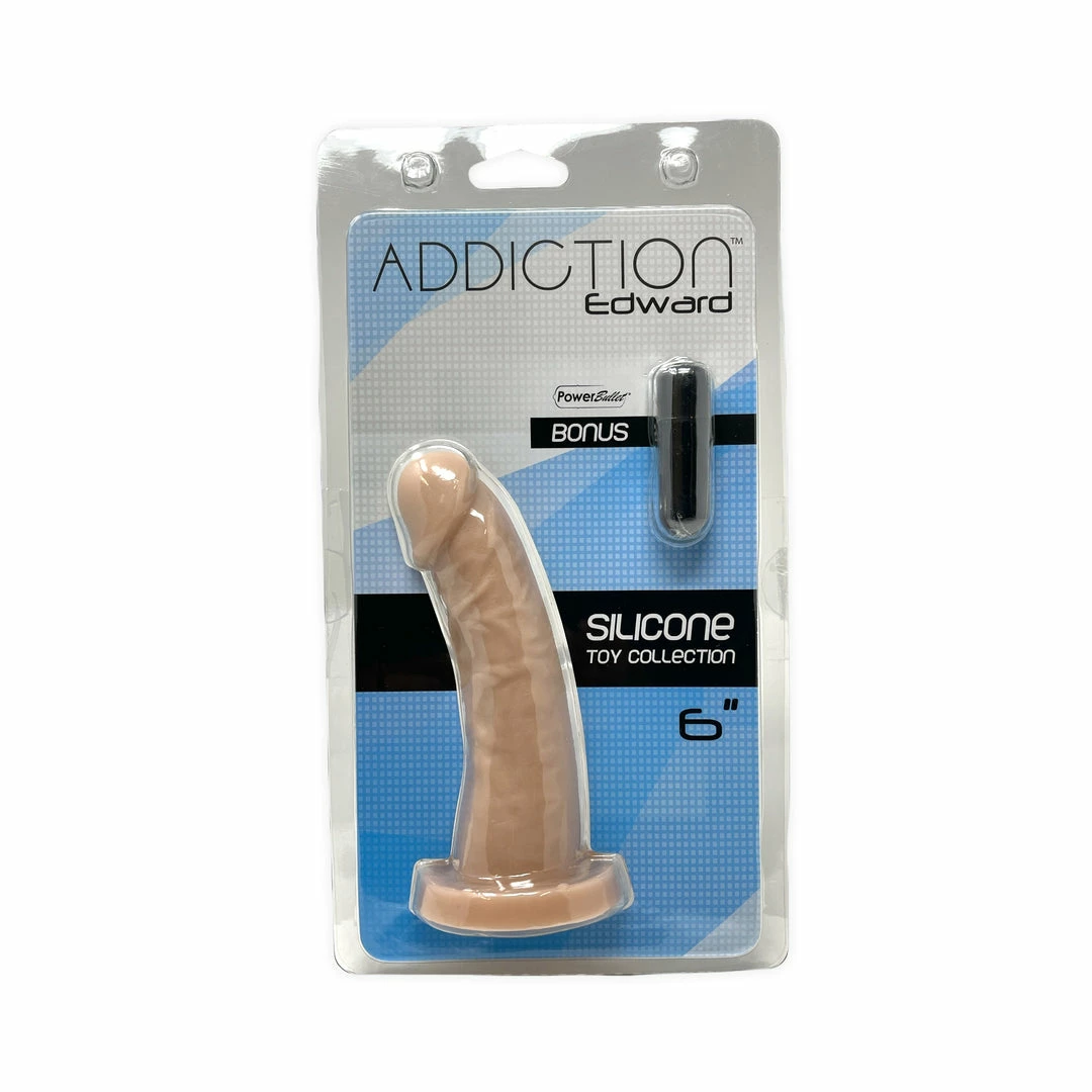 Bms Factory Addiction Edward Silicone Curved Dong 6" DIY 3 Bms Factory Addiction Edward Silicone Curved Dong 6" DIY