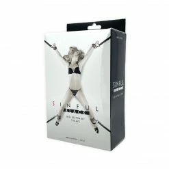 Ns Novelties Boudoir Sinful Vinyl Bed Restraint Straps