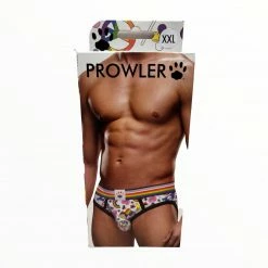 LGBTQIA Pride Love And Peace Multicolor Brief - Prowler