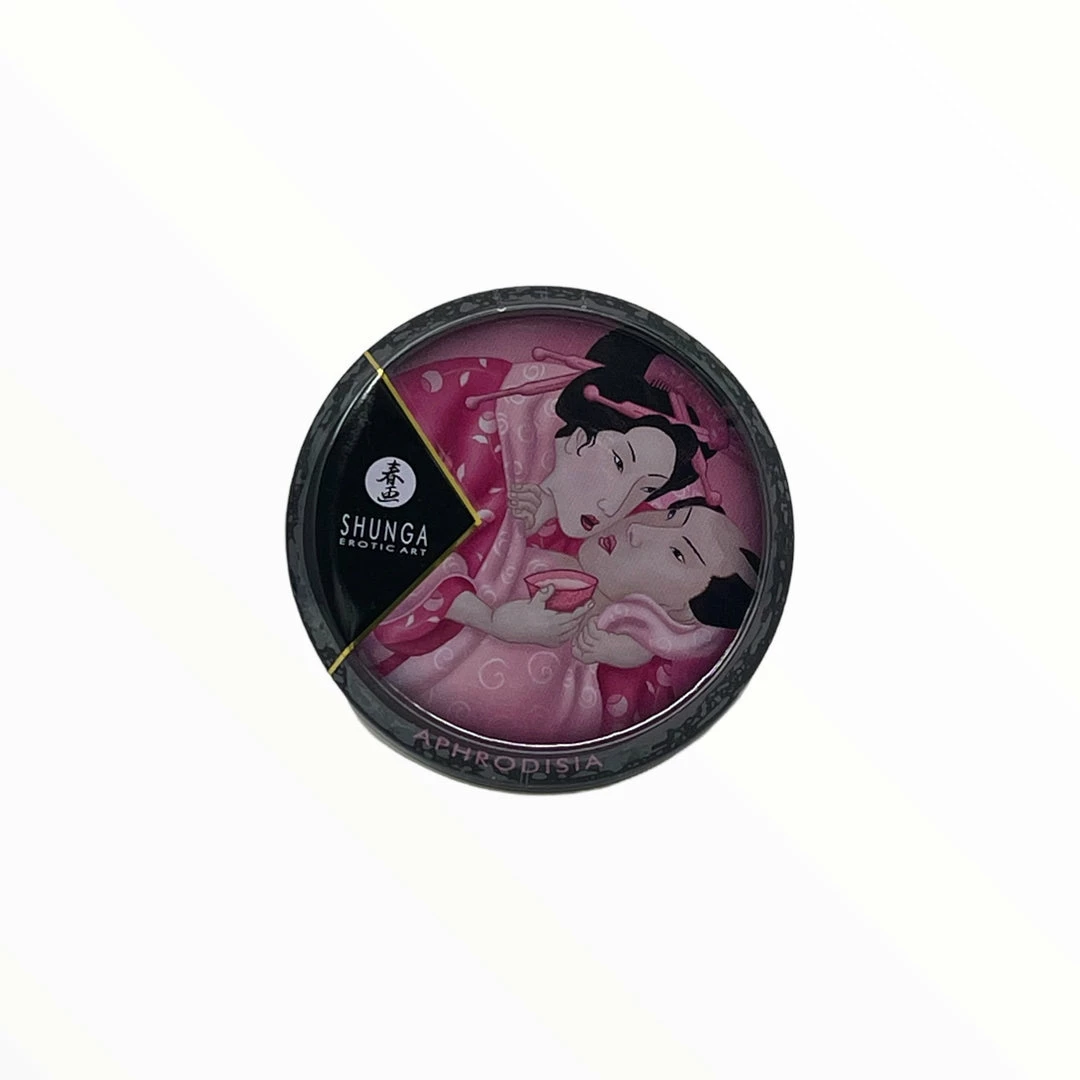 Shunga Touch Rose Petals Massage Candle 1oz 3 Shunga Touch Rose Petals Massage Candle 1oz