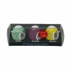 Satisfyer Stroker Egg 3 Pack Assorted
