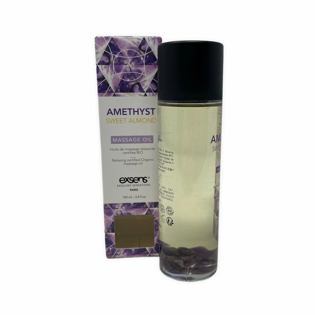 Exsens Amethyst Sweet Almond Massage Oil 100ml Touch 4 Exsens Amethyst Sweet Almond Massage Oil 100ml Touch