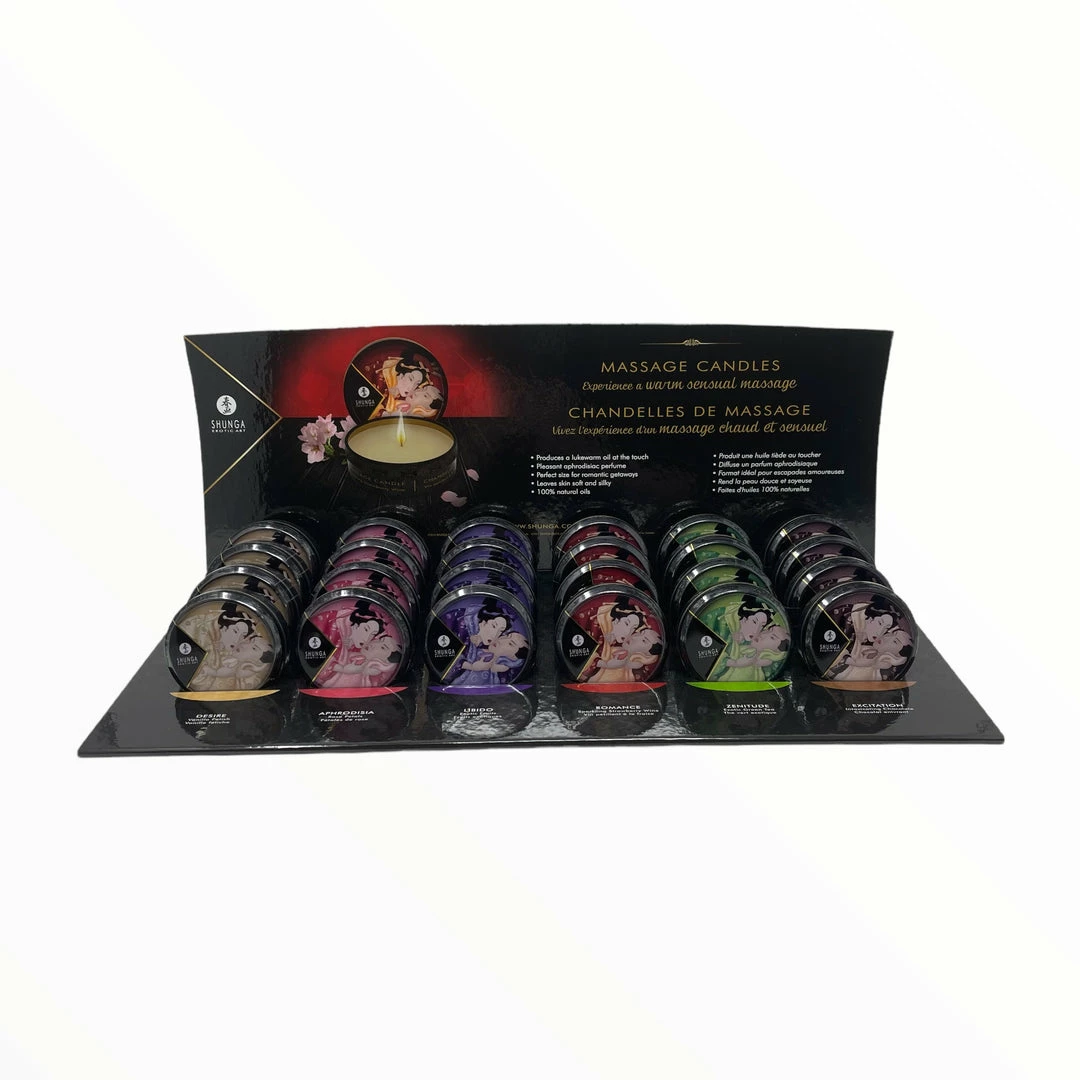 Shunga Touch Rose Petals Massage Candle 1oz 4 Shunga Touch Rose Petals Massage Candle 1oz