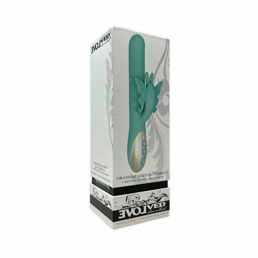 Evolved Novelties Grand Beaded Butterfly Silicone Rechargeable Vibrator DIY 3 Evolved Novelties Grand Beaded Butterfly Silicone Rechargeable Vibrator DIY